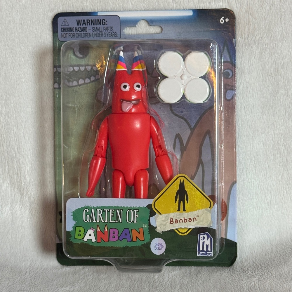 Garten Of Banban - Banban Red Action Figure Series 1 Brand New Sealed - PhatMojo